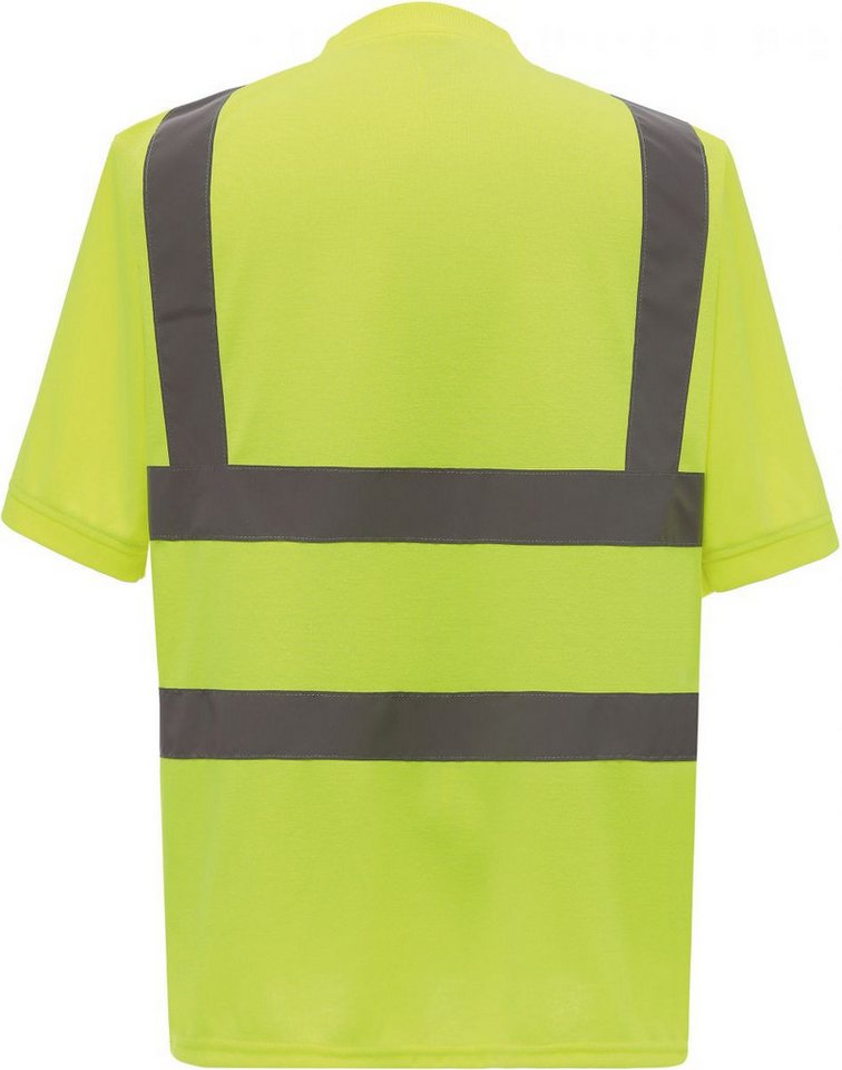 YOKO Warnschutz-Shirt Herren Hi Vis sicherheits T-Shirt EN ISO 20471 bis 6XL