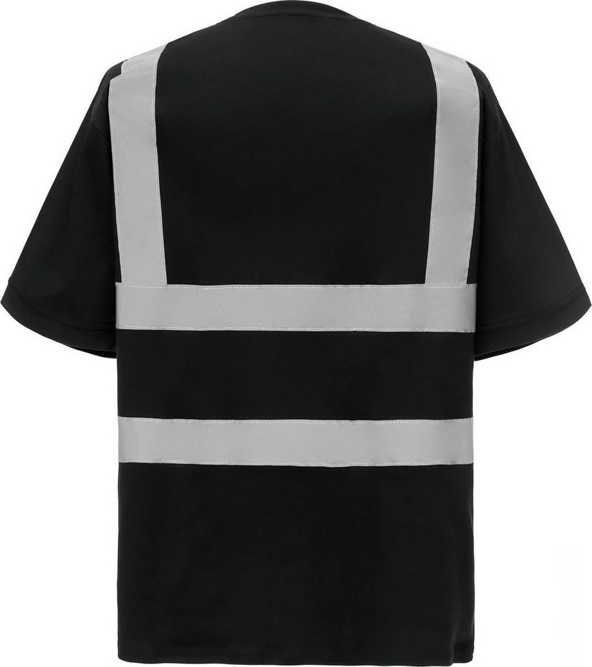 YOKO Warnschutz-Shirt Herren Hi Vis sicherheits T-Shirt EN ISO 20471 bis 6XL Bild 3