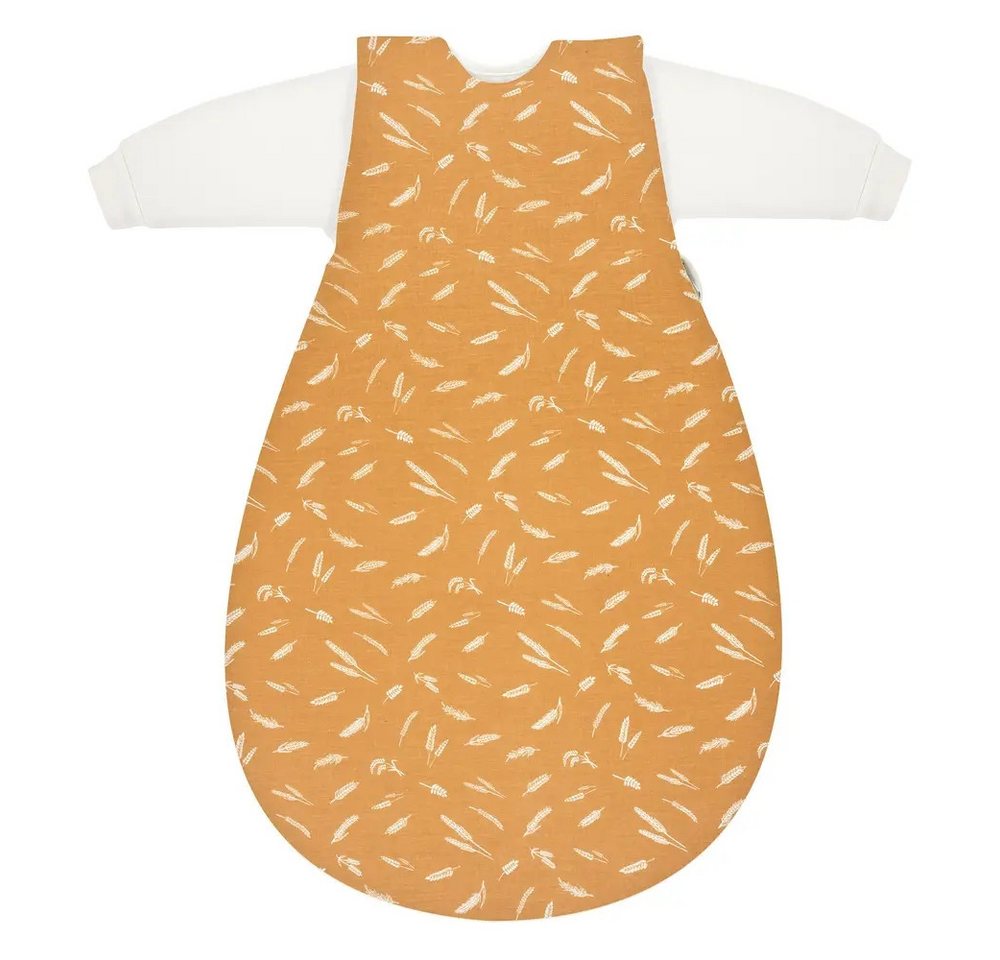 Alvi® Babyschlafsack ALVI Baby-Mäxchen 3tlg. Flachgewebe Earth orange, Gr. 74/80 Bild 4