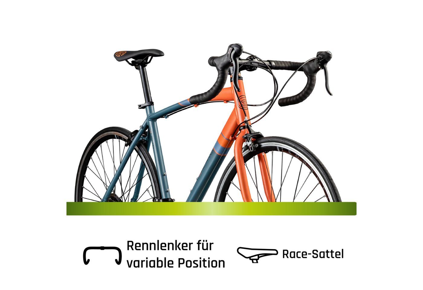 Galano Rennrad Vuelta STI, 14 Gang, Kettenschaltung, 28 Zoll für Damen und Herren 150 - 195 cm Fahrrad Road Bike Fitnessrad Bild 3