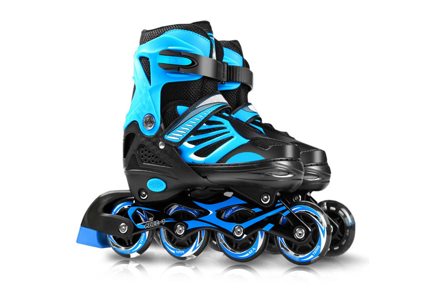 GARRYFIZH Inlineskates Verstellbar Inliner für Kinder, Leucht Inline Skates Rollschuhe, Größenverstellbar, Beleuchtete Rollen, Verschleißfeste PU-Rollen Bild 5