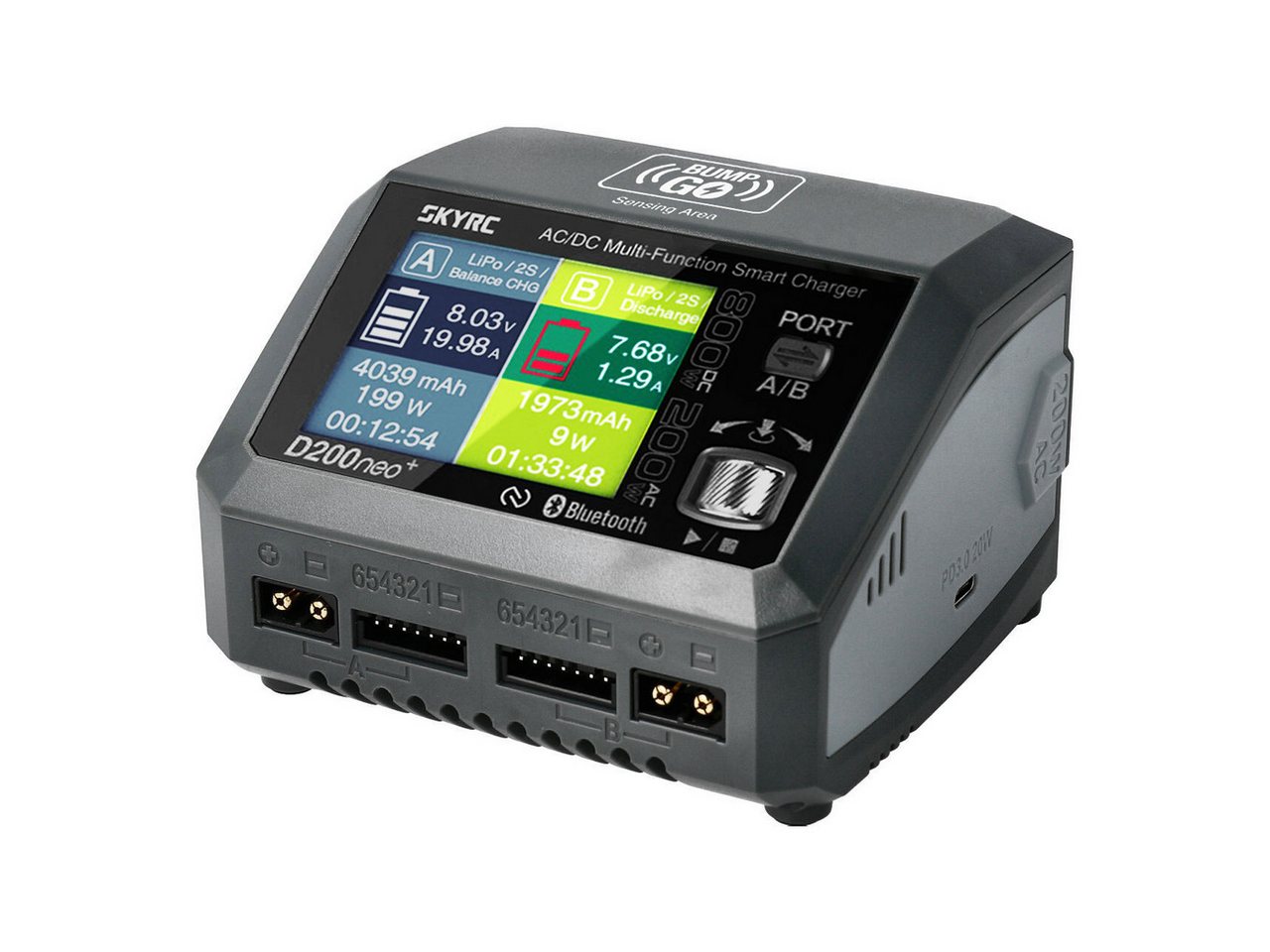 SkyRC SkyRC Ladegerät D200 Neo+ LiPo 1-6s 20A 200W AC RC-Ladegerät