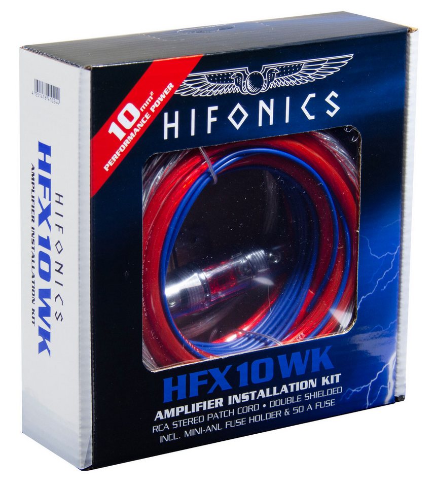 Hifonics Hifonics HFX10WK Kabelkit 10 mm², 5 m Strom-Adapterkabel