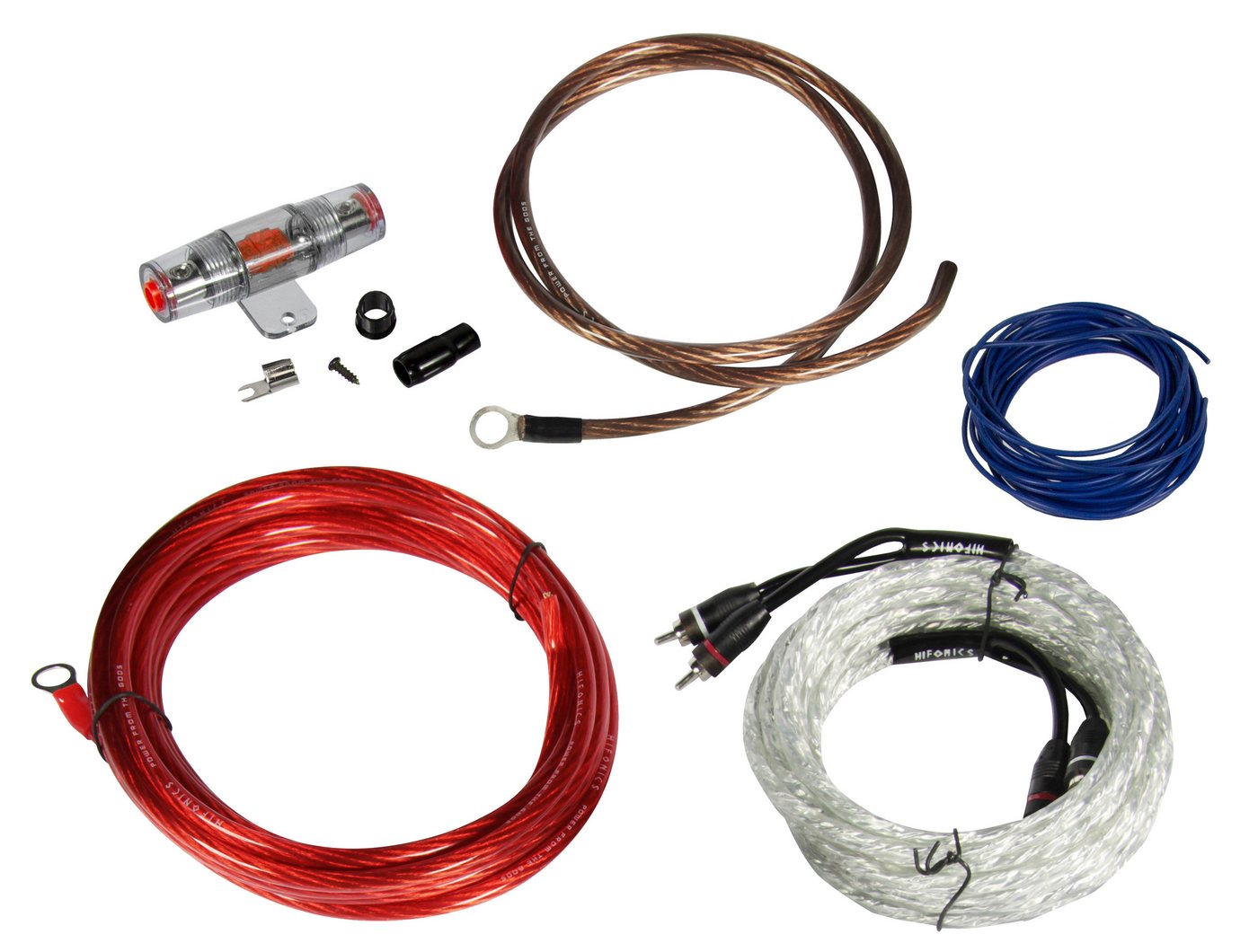 Hifonics Hifonics HFX10WK Kabelkit 10 mm², 5 m Strom-Adapterkabel Bild 2