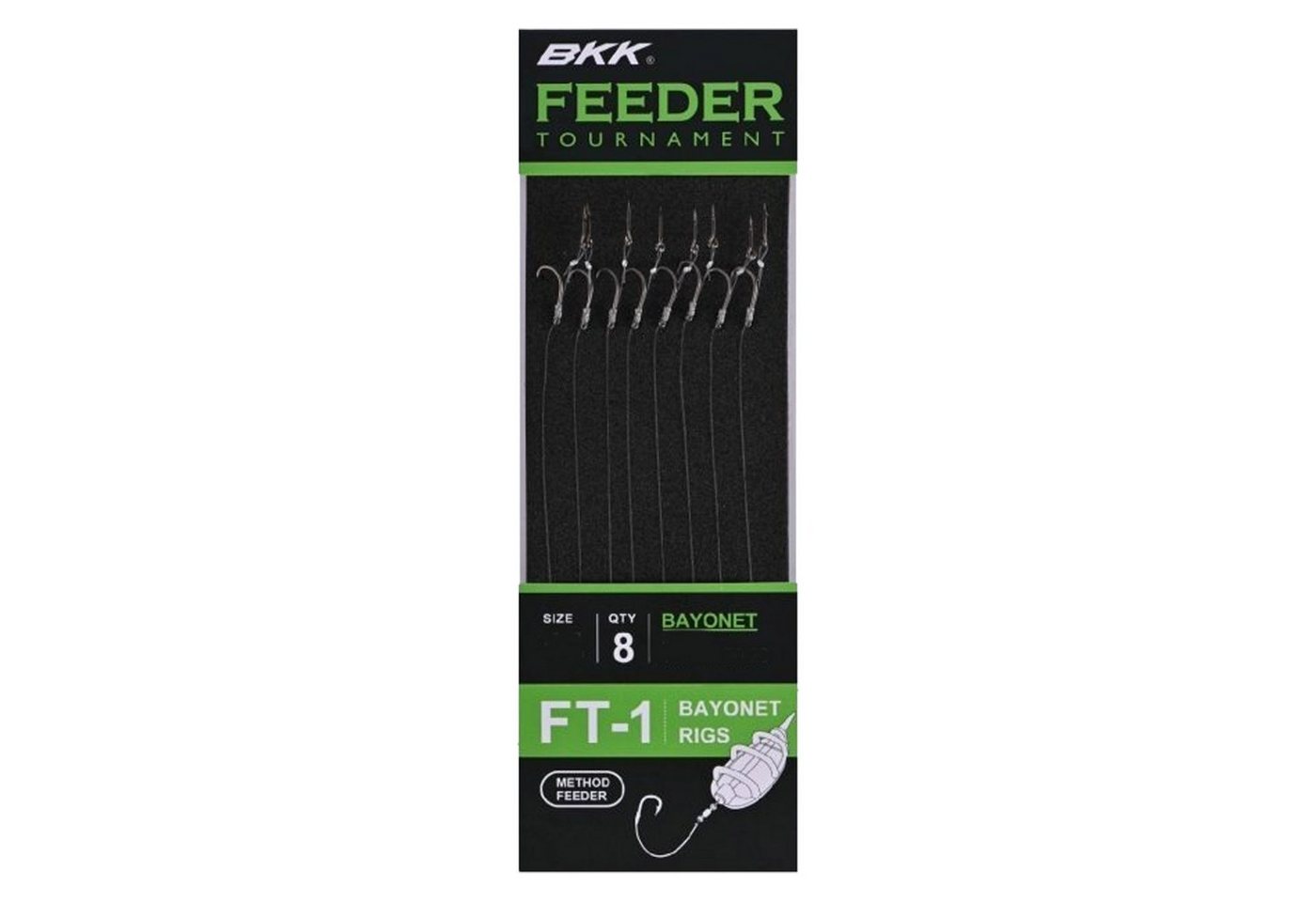 BKK Feederhaken, BKK Feeder Tournament FT-1 Bayonet #8 gebundener Feederhaken