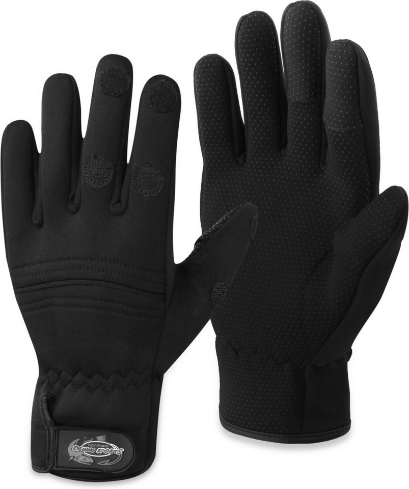 normani Angelhandschuhe Anglerhandschuhe Tarpune Wasserdichte Neopren Angelhandschuhe mit klappbaren Fingerkuppen Bild 4