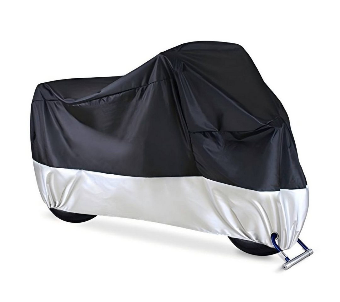AURIVION Schutzplane Motorrad Schutzplane wasserdicht in L, XL & XXL (Set, 1-St., Abdeckplane für Motorrad, Roller & Außenbereich), Motorradgarage Abdeckung mit Schutz vor Wetter & Staub Bild 4