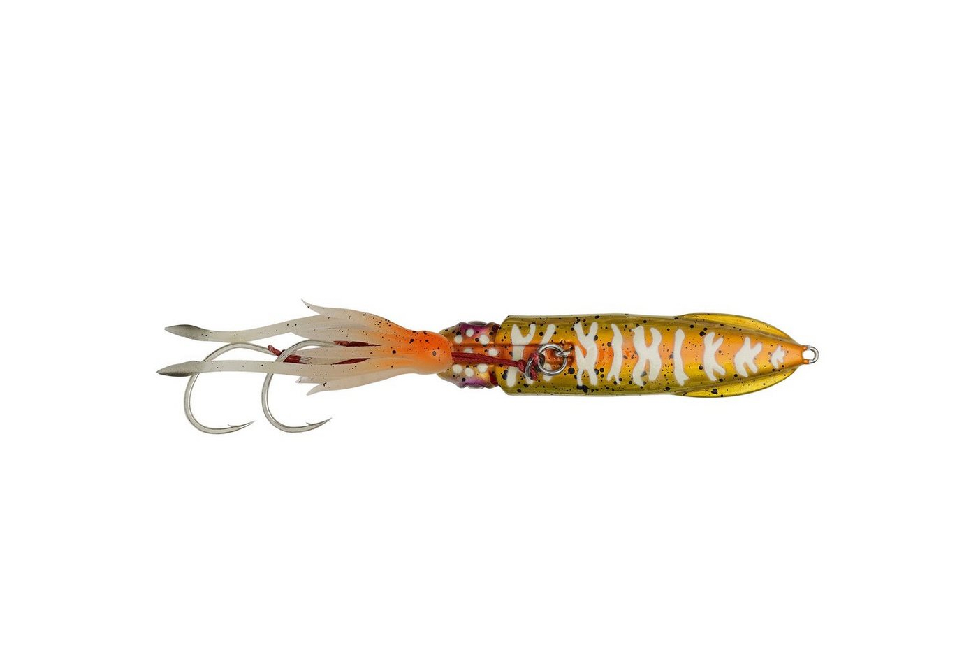 Savage Gear Kunstköder, Savage Gear SWIMSQUID INCHIKU 10.3CM 180g ORANGE GOLD GLOW 1PCS