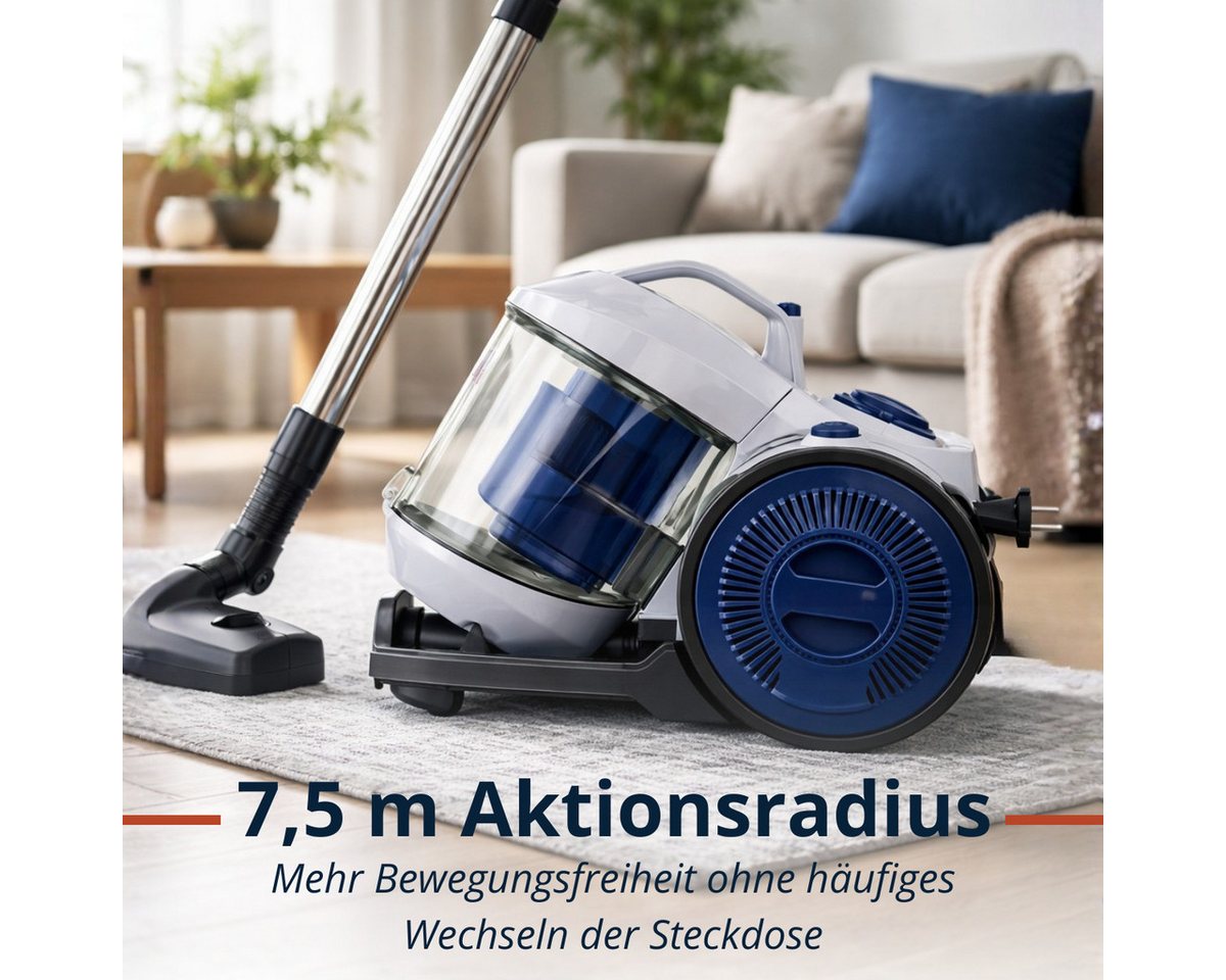DIRT DEVIL Bodenstaubsauger Dirt Devil Staubsauger ohne Beutel DD2503 – Staubsauger 800W Bild 4