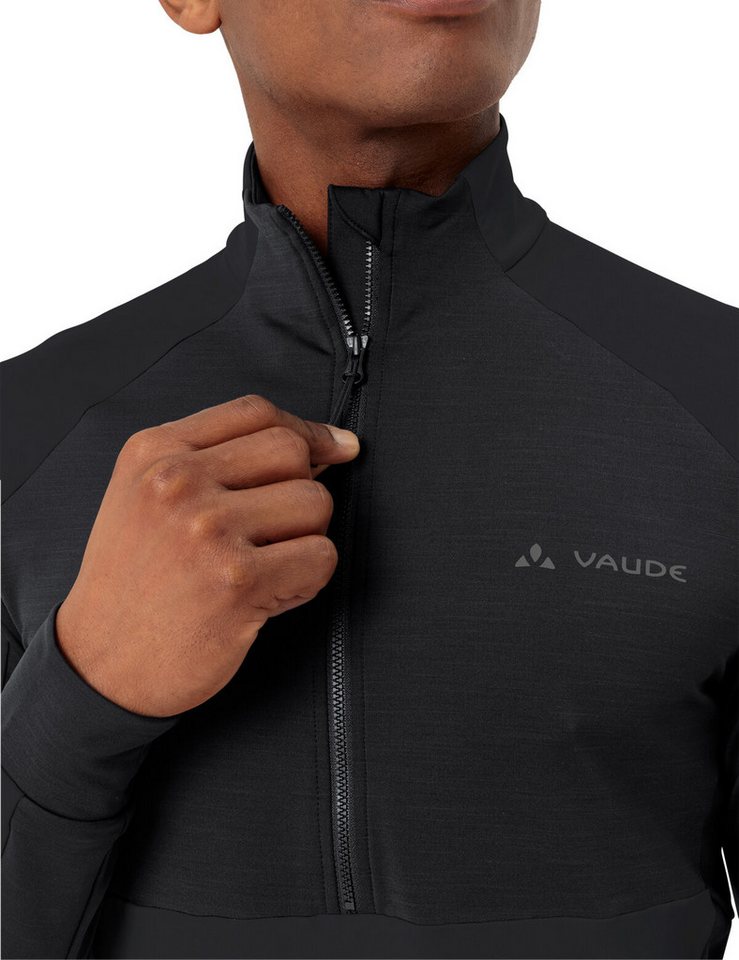 VAUDE Radtrikot MEN'S KURO HALFZIP LS TRICOT für Radsport, mit zwei offenen Rückentaschen Bild 3