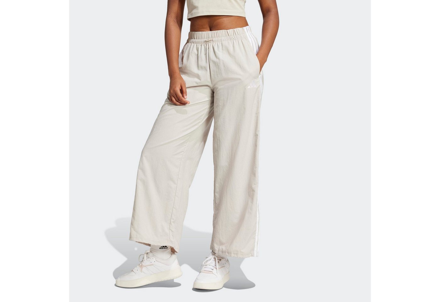 adidas Sportswear Sporthose W 3S WV PT Fallschirmhose, locker geschnitten, mit weitem Bein Bild 2