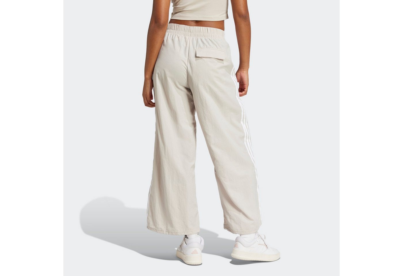 adidas Sportswear Sporthose W 3S WV PT Fallschirmhose, locker geschnitten, mit weitem Bein Bild 3