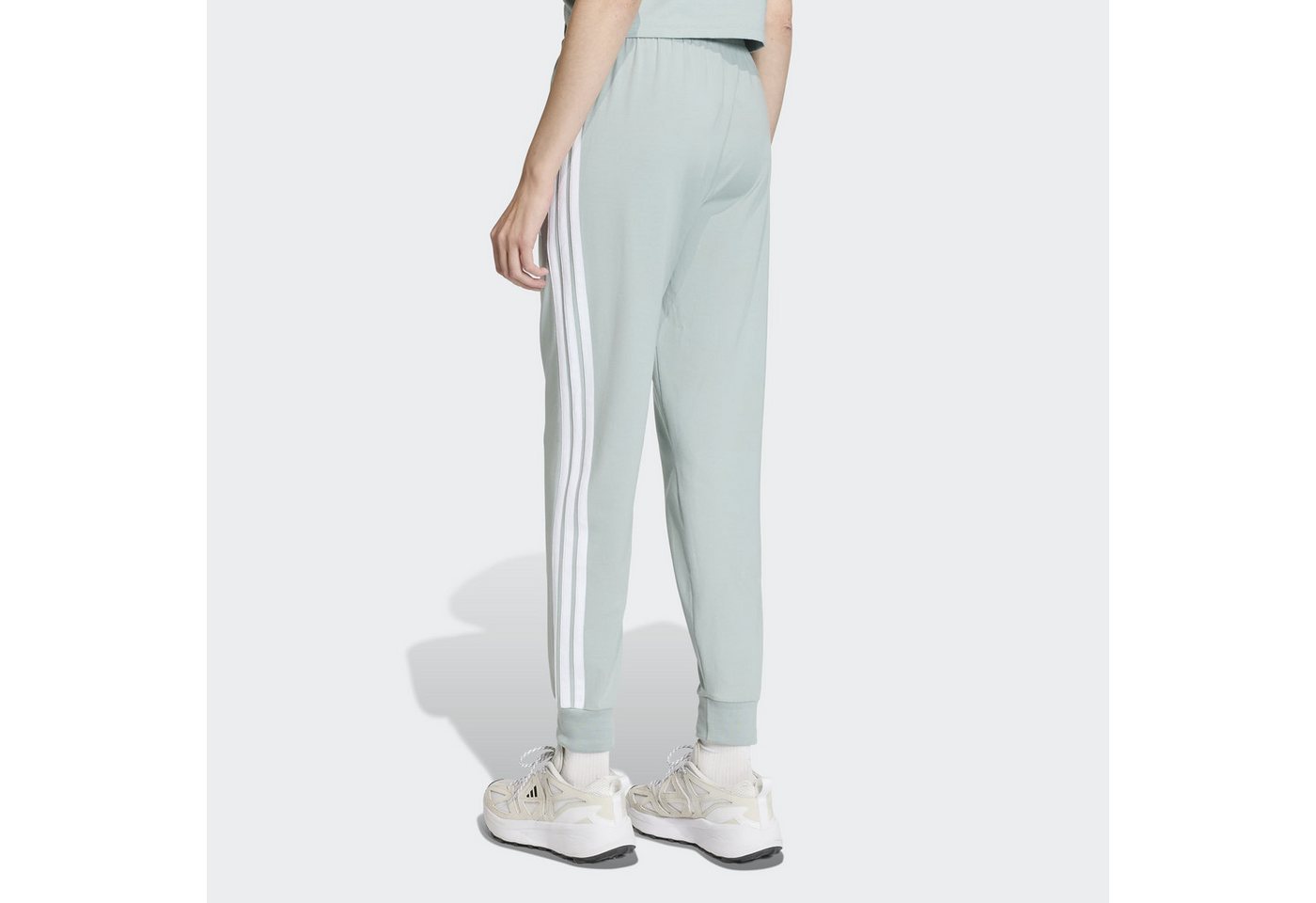 adidas Sportswear Sporthose ESSENTIALS 3-STREIFEN mit Kordelverschluss, aus Baumwolle und Elasthan Bild 2