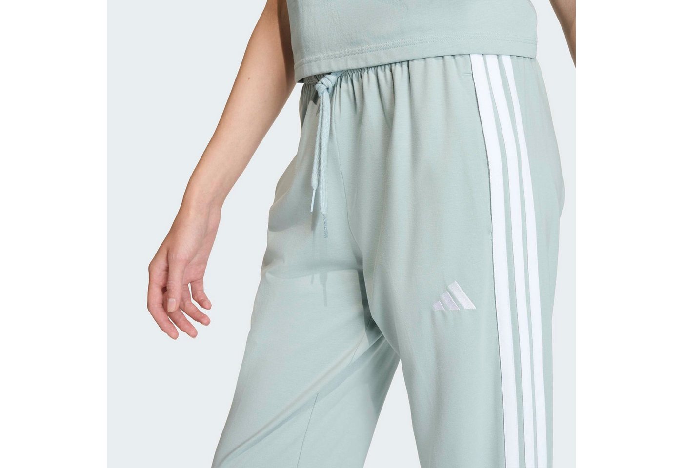 adidas Sportswear Sporthose ESSENTIALS 3-STREIFEN mit Kordelverschluss, aus Baumwolle und Elasthan Bild 5