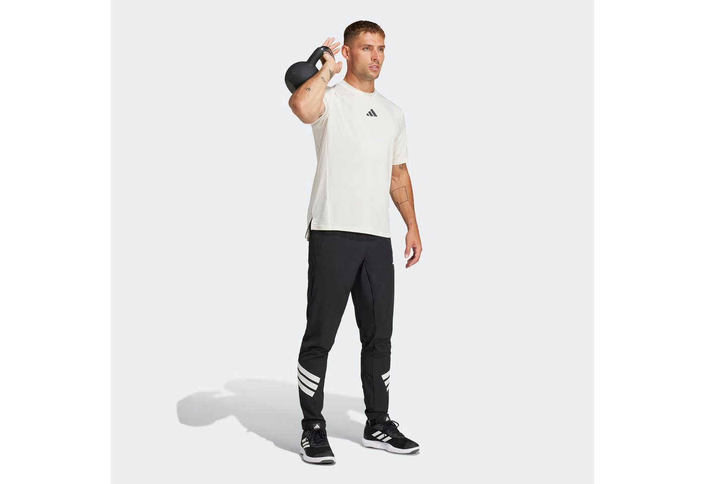 adidas Performance Sporthose GYM+ 3S WV PANT Bild 2