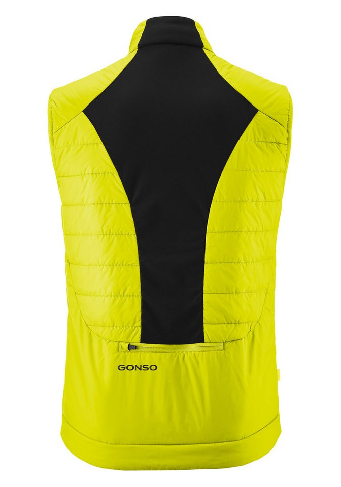 Gonso Funktionsweste Trail Vest Primaloft M wattierte atmungsaktive Herren Weste, hohe Wärmeisolation, Semi Fit