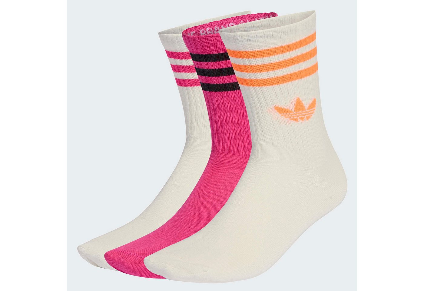 adidas Originals Sportsocken 3S CREW S 3P (3-Paar) knöchellange Passform, mit 3-Streifen Bild 5