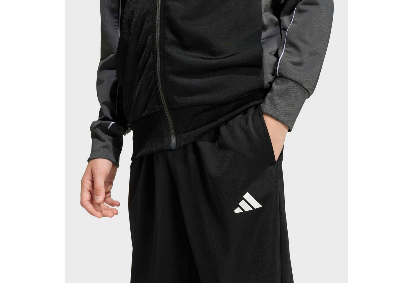 adidas Sportswear Trainingsanzug J CP TR TS (2-tlg), für Kinder und Teens, zweiteiliges Set, mit Stehkragen