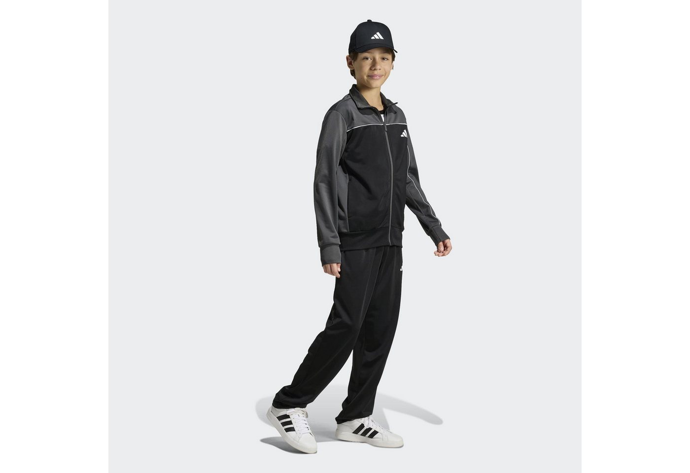 adidas Sportswear Trainingsanzug J CP TR TS (2-tlg), für Kinder und Teens, zweiteiliges Set, mit Stehkragen Bild 5