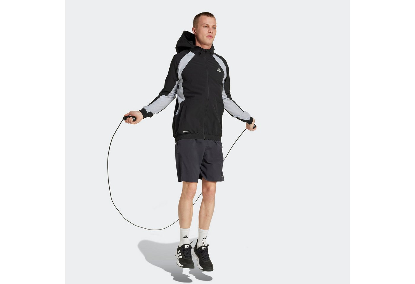 adidas Performance Trainingsjacke TECH APP für Fitness, aus Stretch-Materialien, atmungsaktiv Bild 5