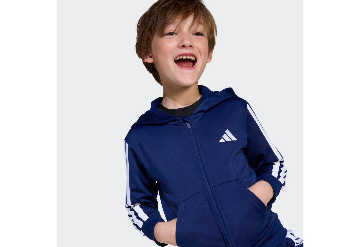 adidas Sportswear Trainingsanzug LK 3S HD TR TS (2-tlg), mit 3-Streifen, aus weichem Trikotstoff, mit CLIMACOOL Technologie