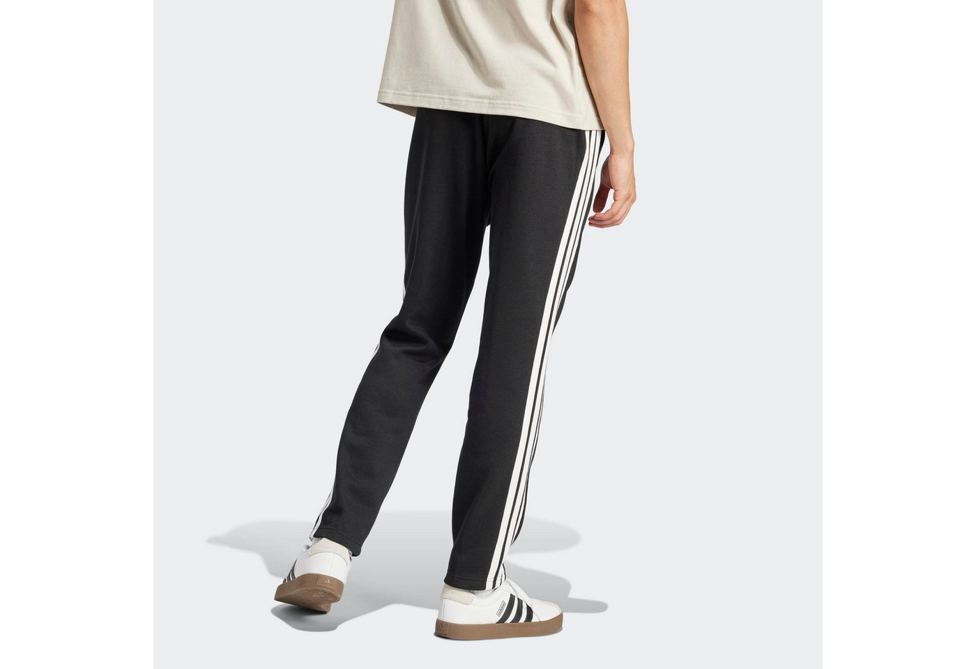 adidas Sportswear Sporthose M 3S FL O PT aus Baumwolle, Polyester und Viskose, offener Saum Bild 4