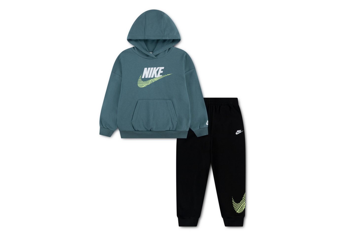 Nike Sportswear Jogginganzug B NSW ITZ OVERSIZE FT PO SET (Set, 2-tlg), für Kinder, mit Kängurutasche, aus Baumwollmischung Bild 2