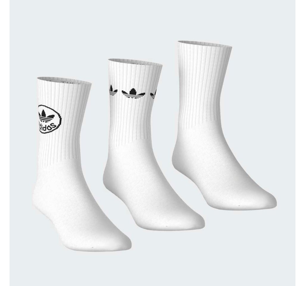 adidas Originals Sportsocken TREFOILS CREW, 3 PAAR (3-Paar) für Erwachsene, im 3er-Set, sportlicher Stil, neutraler Schnitt Bild 4