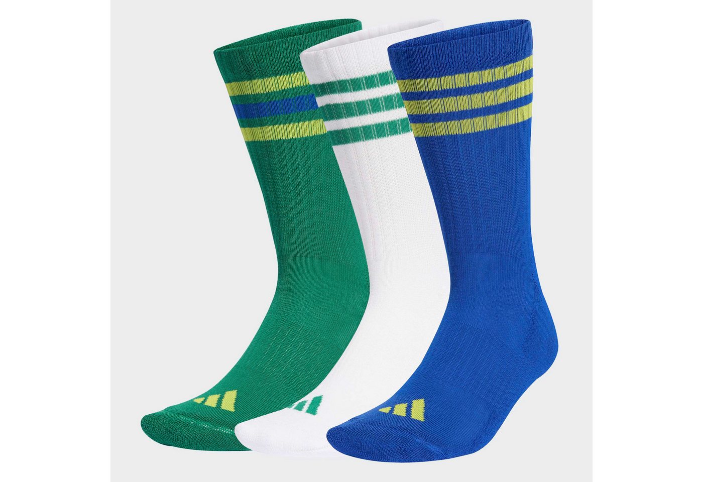 adidas Performance Funktionssocken 3S ESS C CRW 3P (3-Paar) für sportive Aktivitäten und Fitness, 3er-Pack, neutraler Schnitt