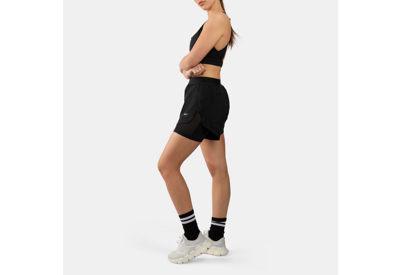 Reebok Laufshorts RUNNING 2 IN 1 SHORT für Laufaktivitäten geeignet, sportlicher Stil Bild 2