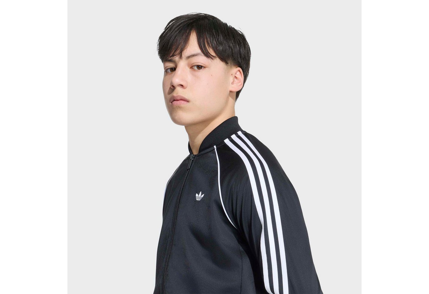 adidas Originals Trainingsjacke SST LO TT für Kinder, mit Reißverschluss, aus Polyester Bild 4