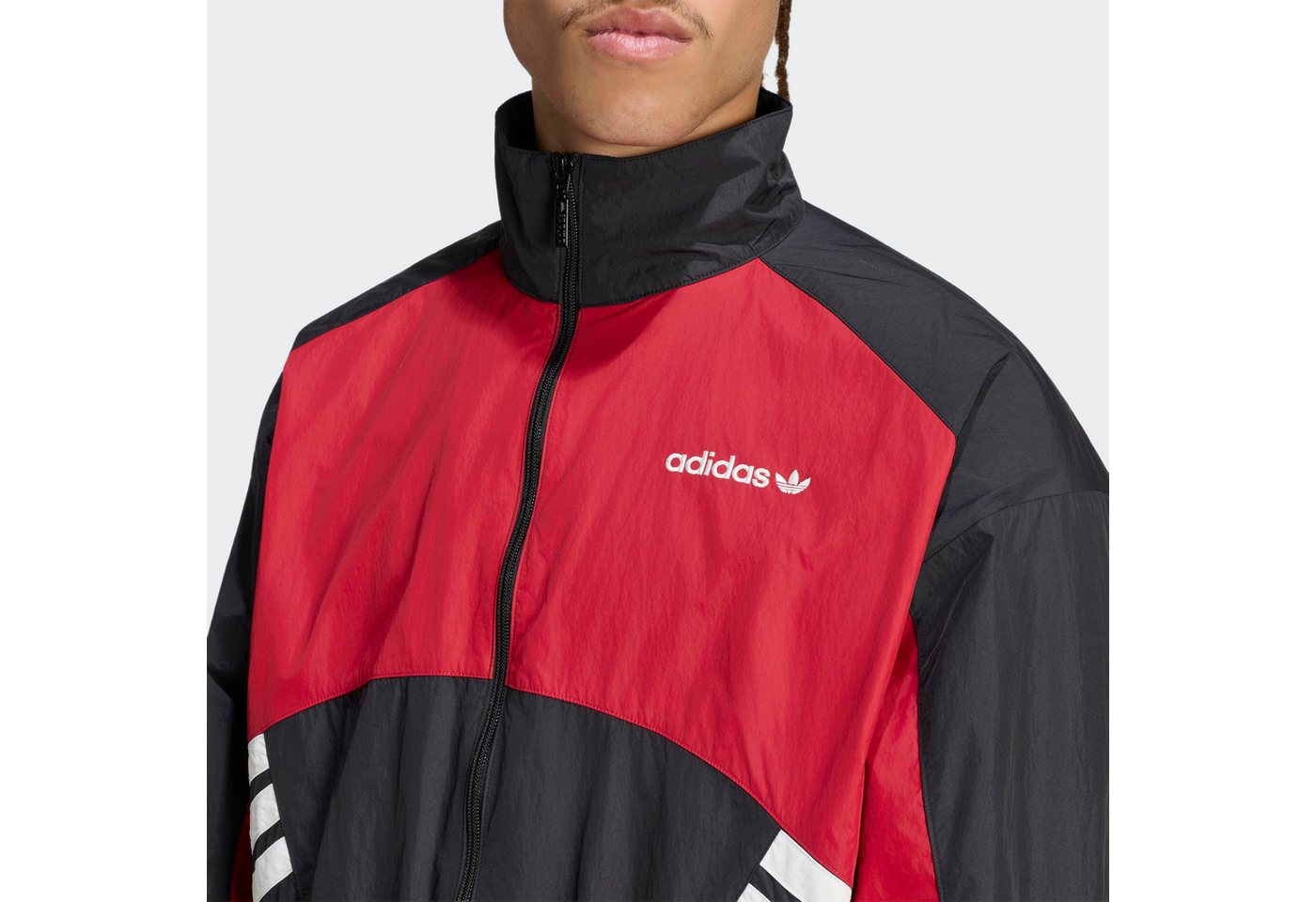 adidas Originals Trainingsjacke MUC TT für Sportmode und Streetwear, ohne Verschluss, mit Rundhalsausschnitt Bild 4
