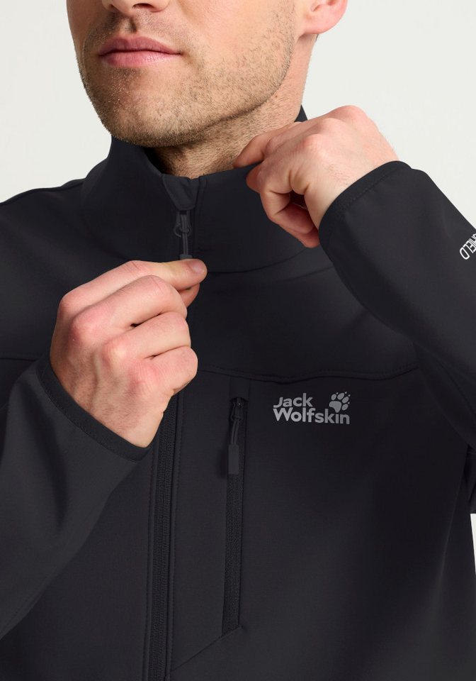 Jack Wolfskin Outdoorjacke WILD WINDS JKT M mit flexiblem Obermaterial aus Polyester und Elasthan Bild 3