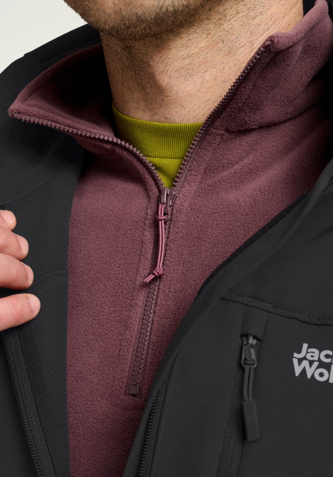Jack Wolfskin Outdoorjacke WILD WINDS JKT M mit flexiblem Obermaterial aus Polyester und Elasthan Bild 4