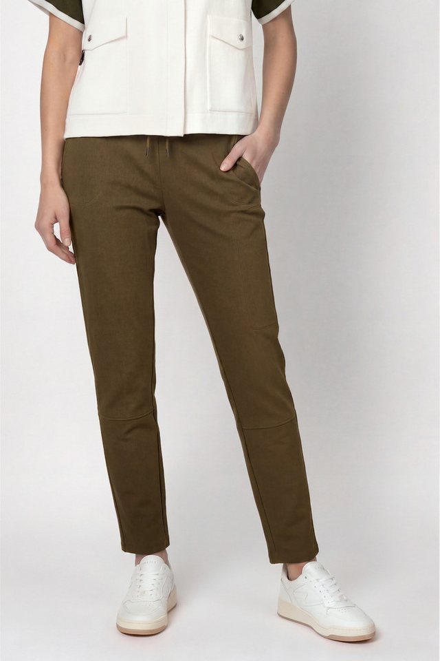 Monari Jogger Pants Hose Basic Rippe 72cm Regular fit mit Taschen