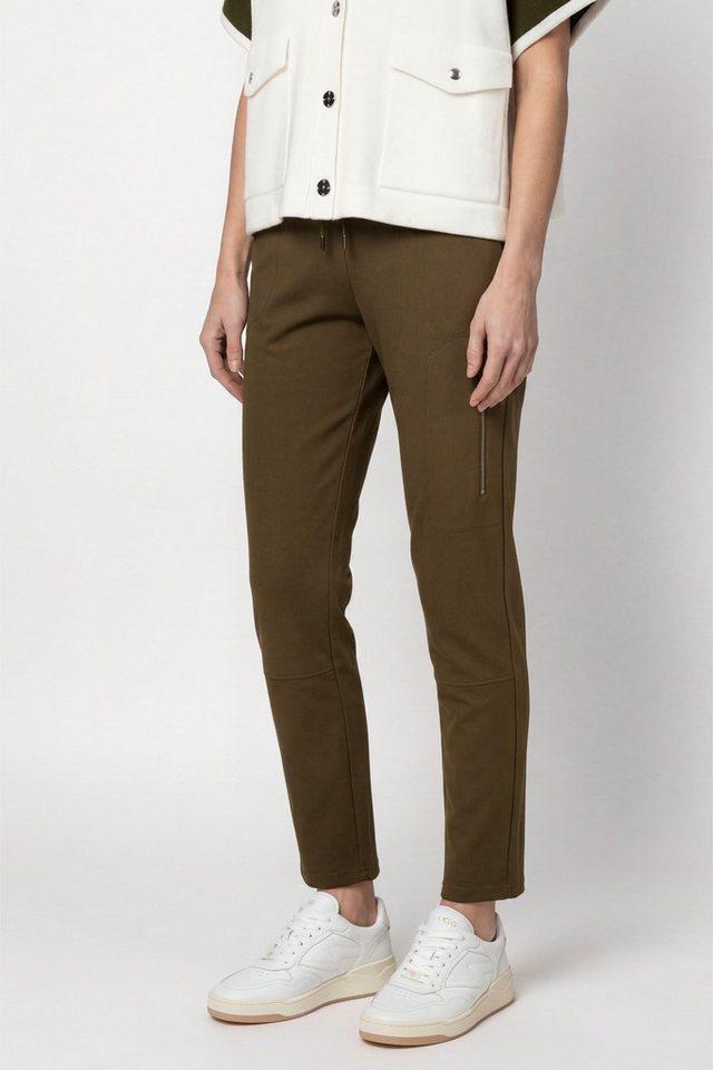 Monari Jogger Pants Hose Basic Rippe 72cm Regular fit mit Taschen Bild 3