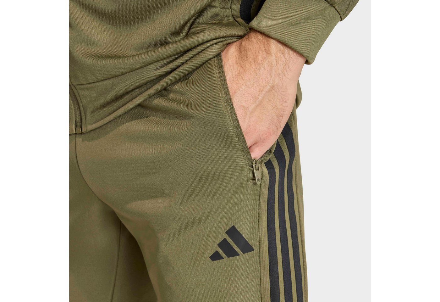 adidas Performance Sporthose WORKOUT ESSENTIALS ALL-SET 3-STREIFEN, GEWIRKTES MATERIAL (1-tlg) Trainingshose, Climacool, reguläre Passform Bild 5