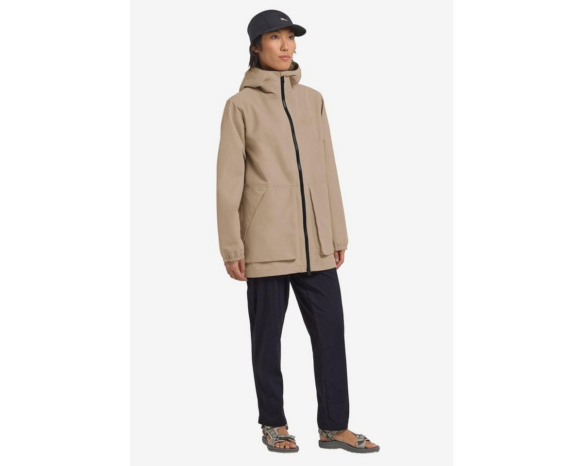 Jack Wolfskin Outdoorjacke Terraview 2L Parka W Stylische Damen-Regenjacke mit hervorragendem Wetterschutz und Bild 4