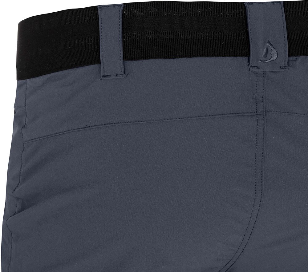 Bergson Outdoorhose ARRESÖ COMFORT Zipp Off Herren Wanderhose, leicht, strapazierfähig, Kurzgrößen, grau/blau Bild 3