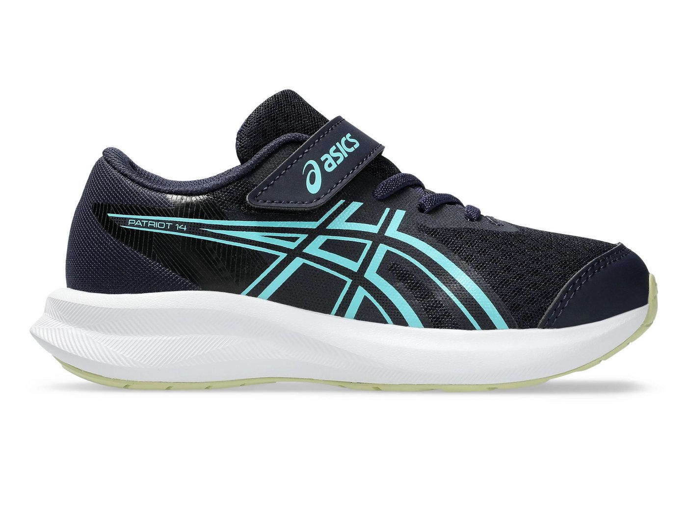Asics PATRIOT 14 PS MIDNIGHT/GLOW GREEN Laufschuh Bild 5