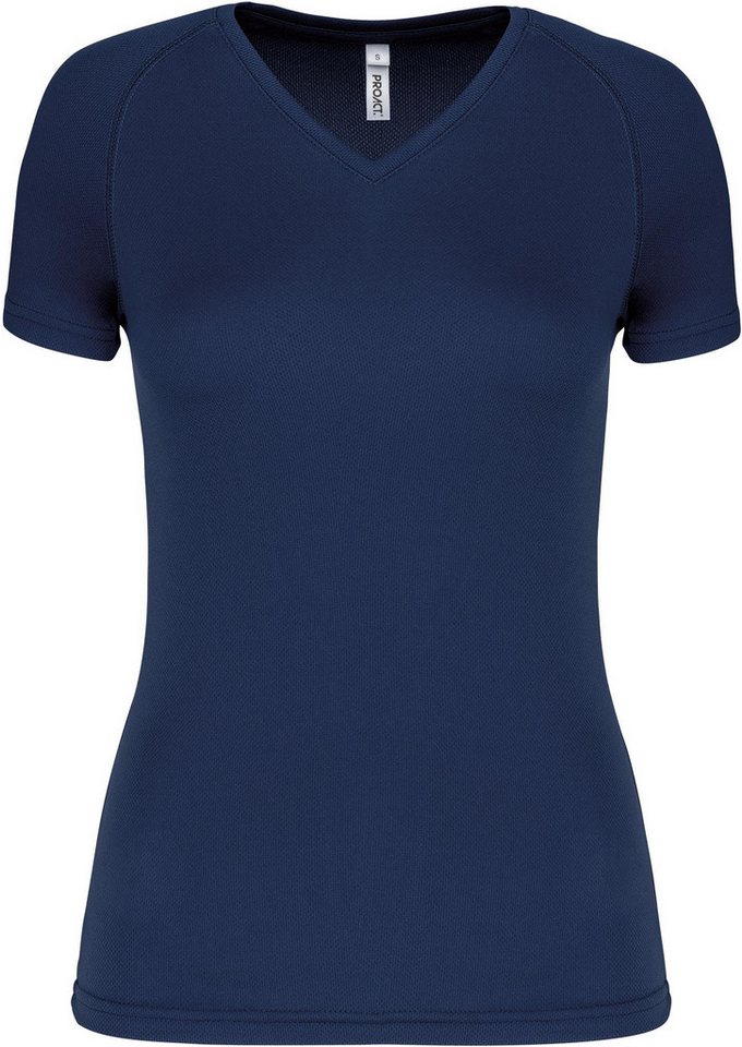 Proact Trainingsshirt Damen Kurzarm-Sportshirt mit V-Ausschnitt Bild 5