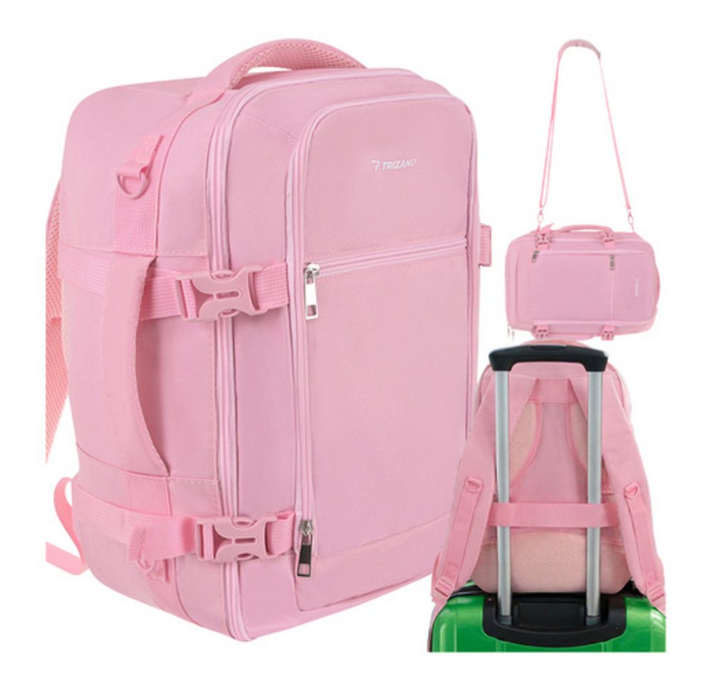Trizand Reiserucksack Handgepäck 2-in-1 Rucksack (Spar-Set, 1-tlg., leichte Kabinentasche), 20L Volumen bieten Platz für alles Nötige