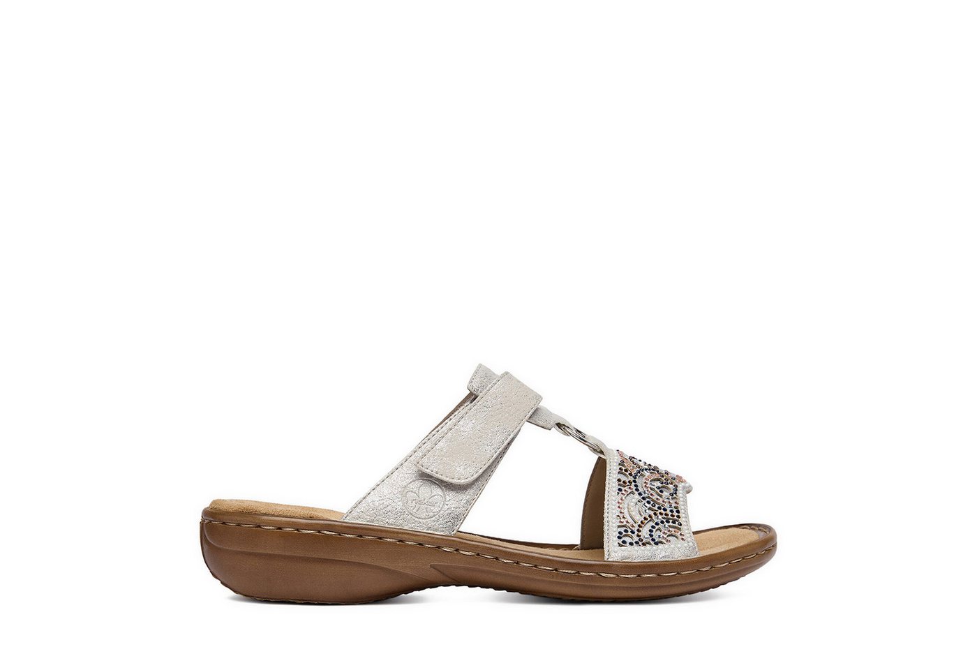 Rieker Rieker Damen-Flip-Flops Silber 608K2-40 Badepantolette Bild 3