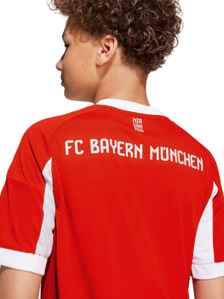 adidas Performance Fußballtrikot FC Bayern München, Trikot Home 25-26, Kinder, Rot/Weiß Bild 3