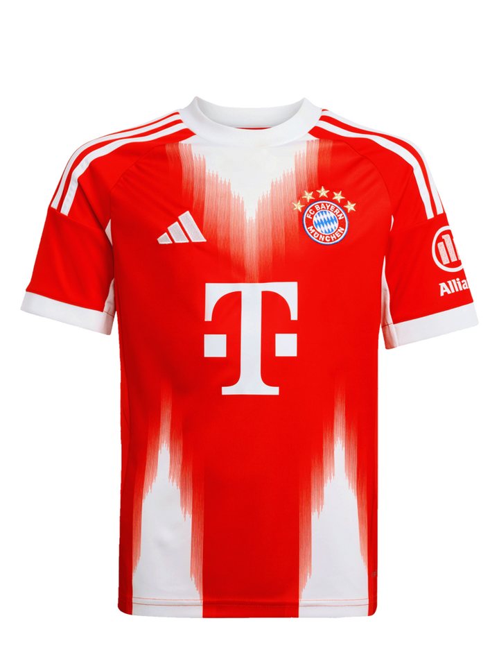 adidas Performance Fußballtrikot FC Bayern München, Trikot Home 25-26, Kinder, Rot/Weiß Bild 5