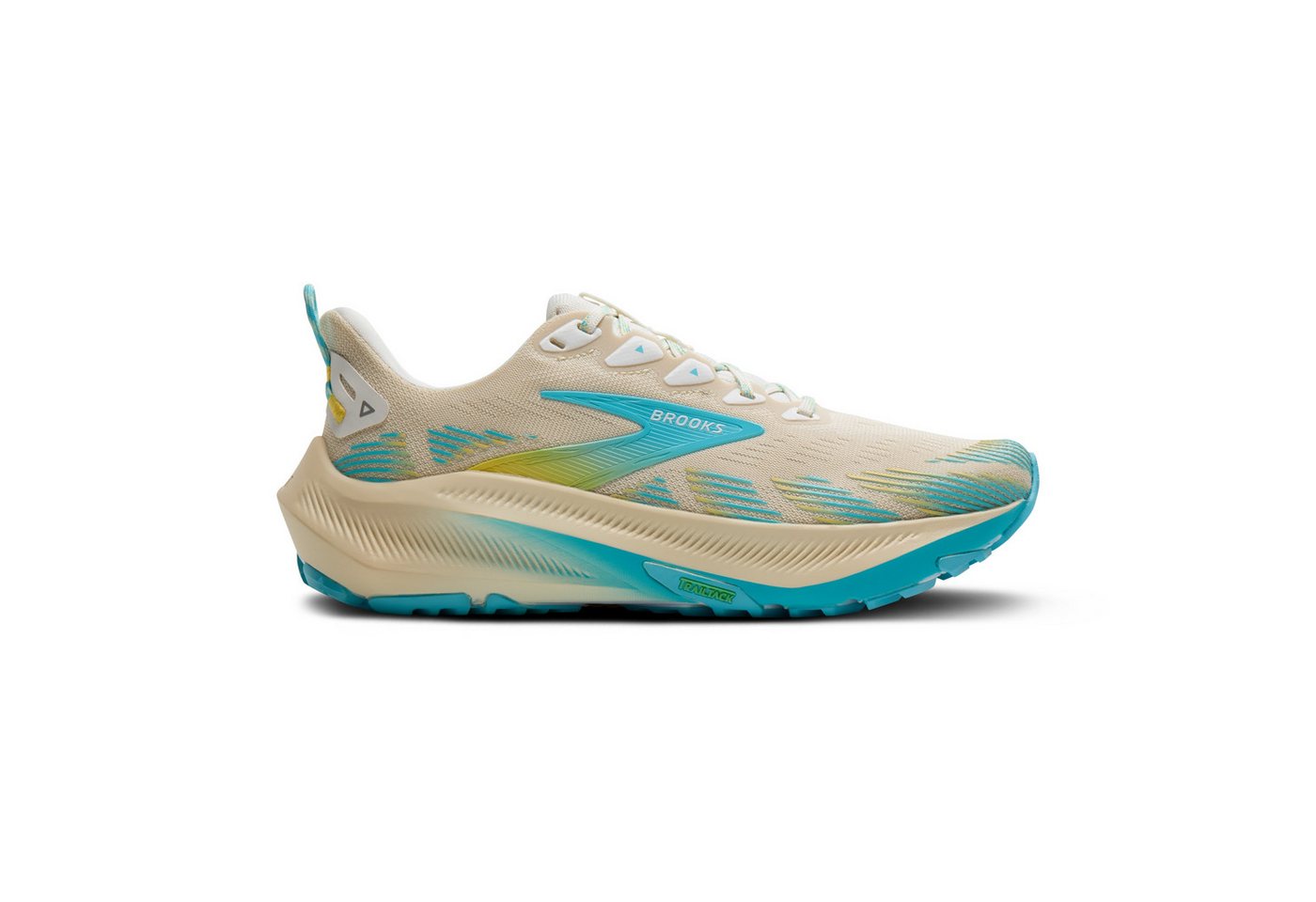 Brooks Ghost Trail - Damen Trailrunningschuh - Sand/Star White/Golden Hour Laufschuh