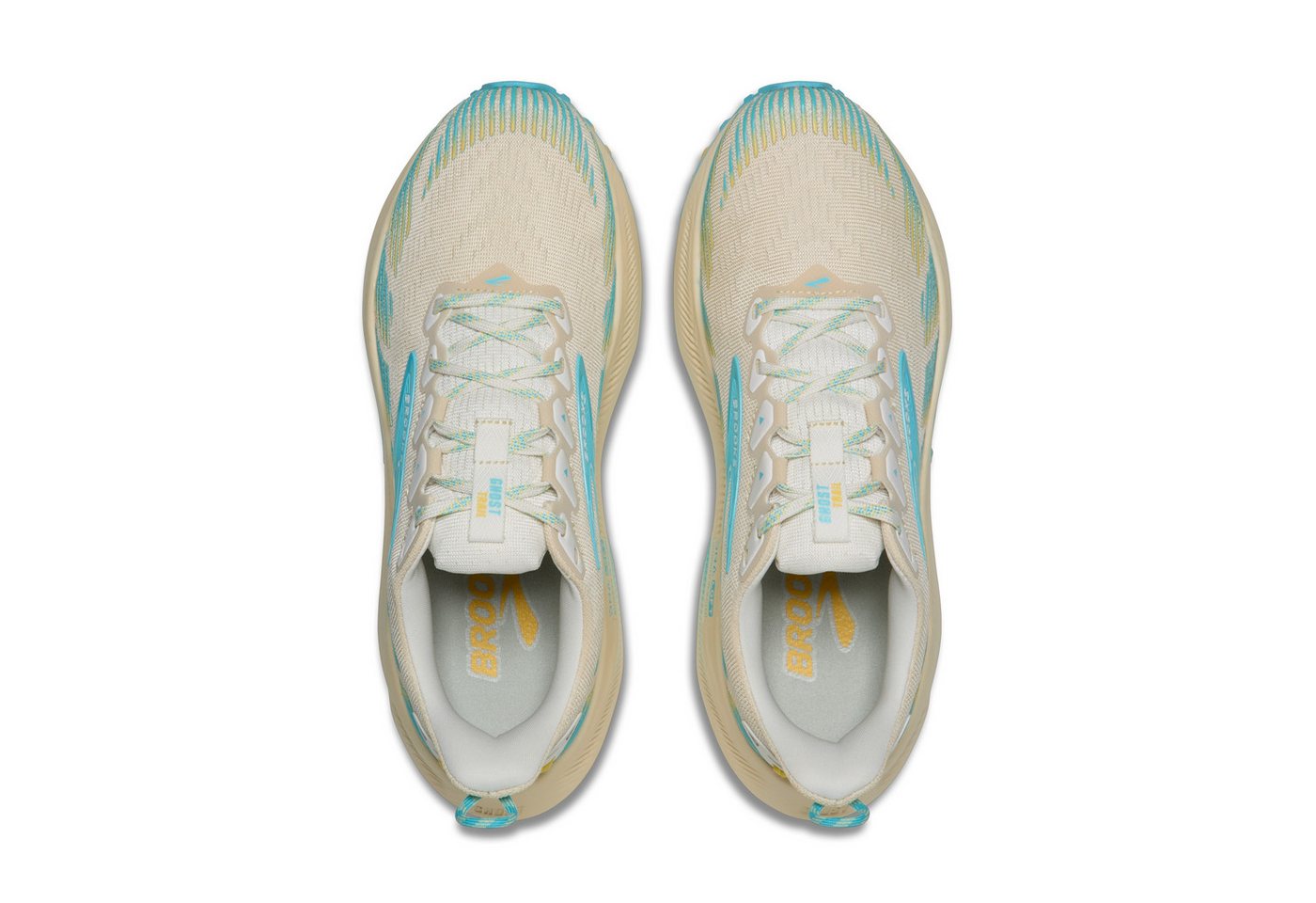 Brooks Ghost Trail - Damen Trailrunningschuh - Sand/Star White/Golden Hour Laufschuh Bild 4
