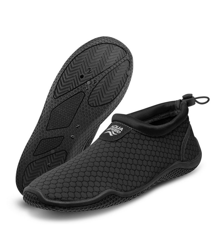Aqua Speed 30 Aqua Shoe Atmungsaktive Wasserschuhe mit sicherem Halt & Mikrofase Wasserschuh (Badeschuhe für unterwegs – atmungsaktiv, weich & vielseitig) Handtuch dabei – Flexibel & bequem für Sport & Freizeit Bild 4