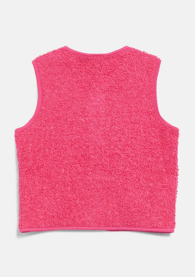 s.Oliver Funktionsweste Indoor-Weste Teddyweste mit Fleece-Innenseite Bild 2
