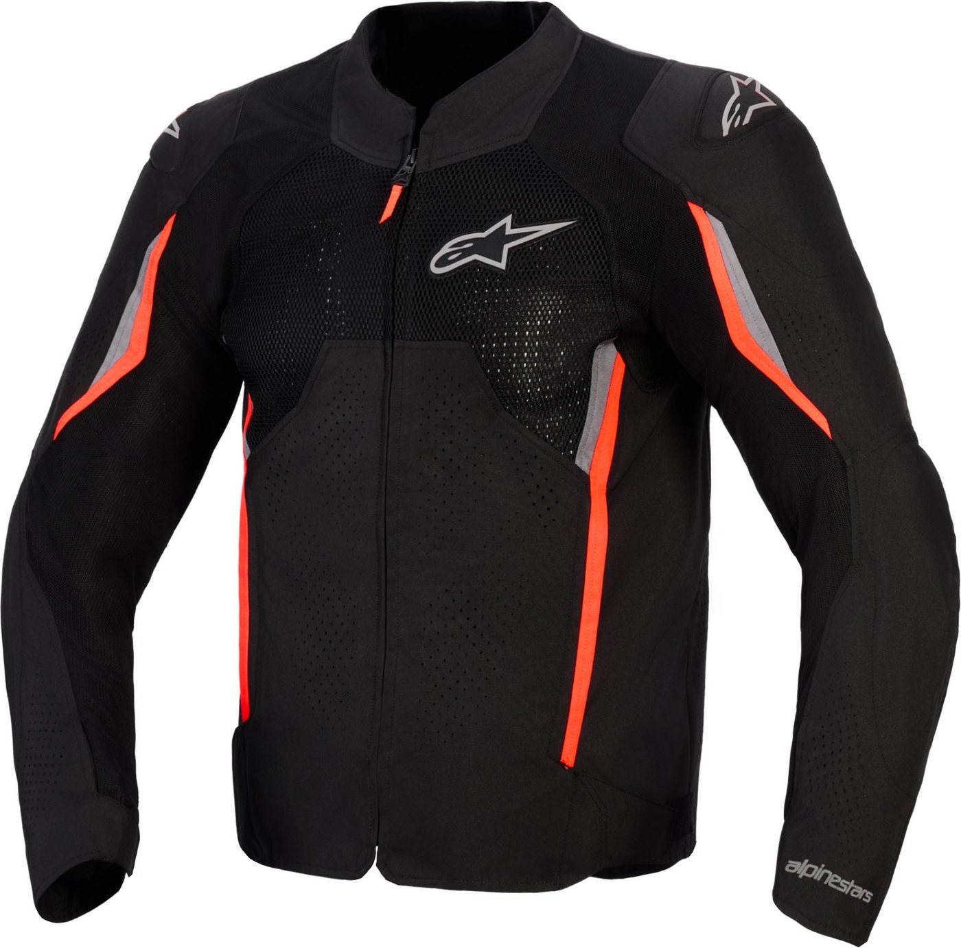 Alpinestars Motorradjacke AST V3 Air perforierte Motorrad Textiljacke Airbag vorbereitet,Ellenbogenprotektoren enthalten,perforiert,Sch Bild 2